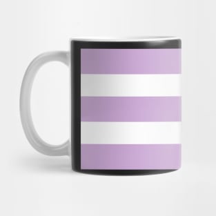 Strips - purple and white. Mug